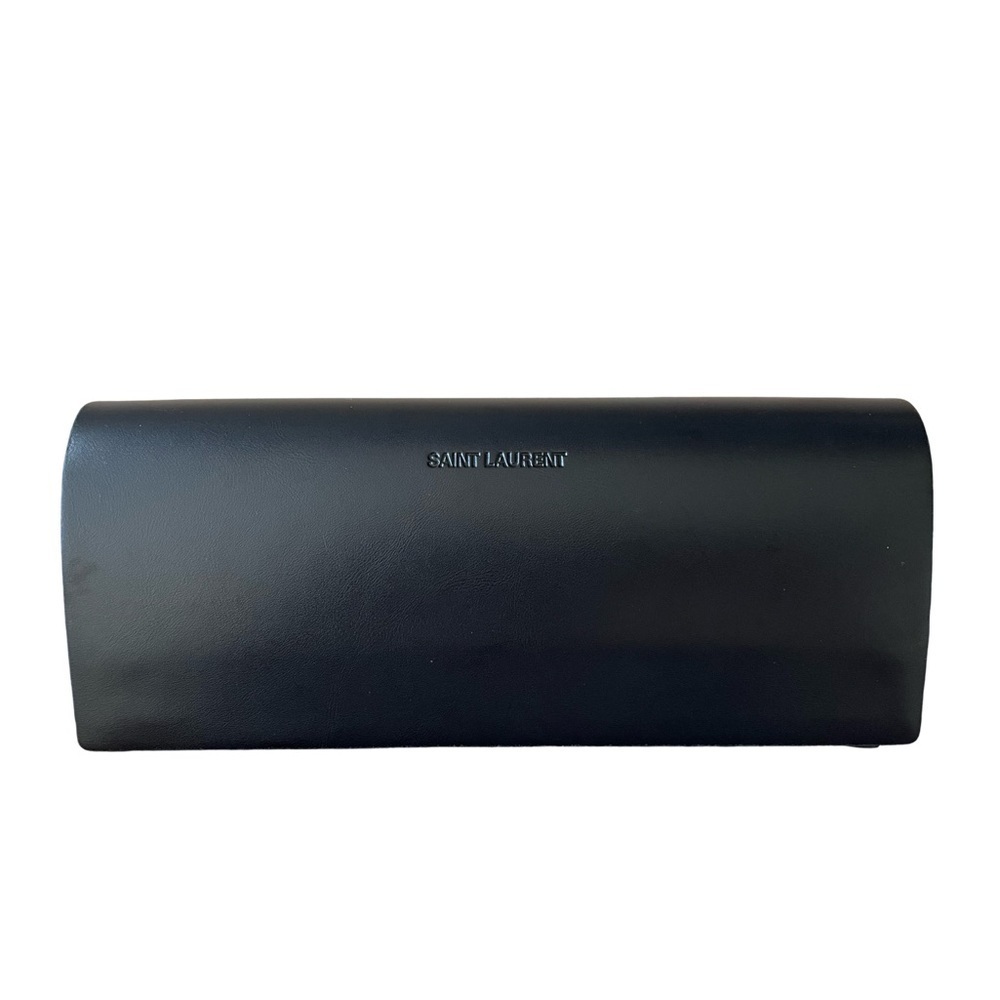 Saint Laurent Ysl Black Leather Glasses Sunglasses Pouch